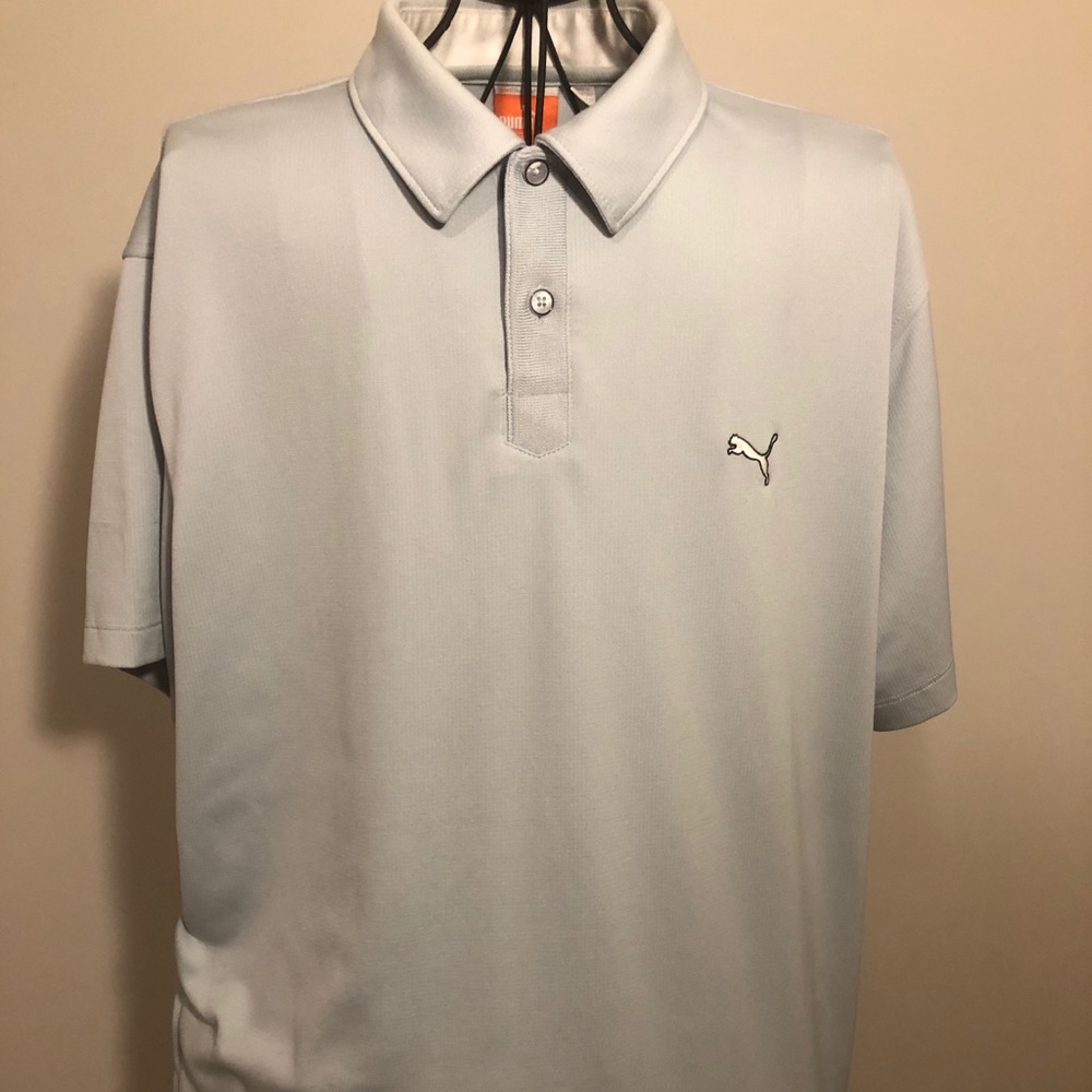 Grey Puma Golf shirt, large